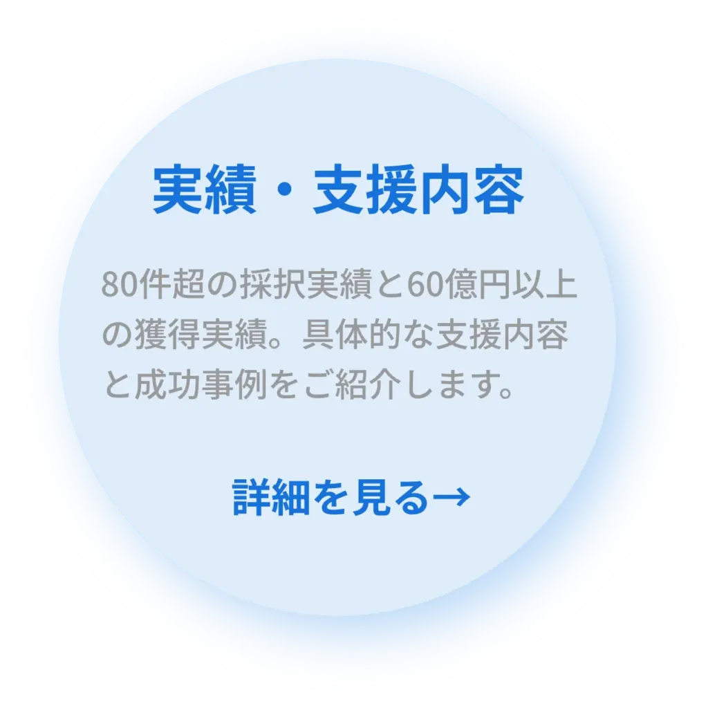実績・支援内容